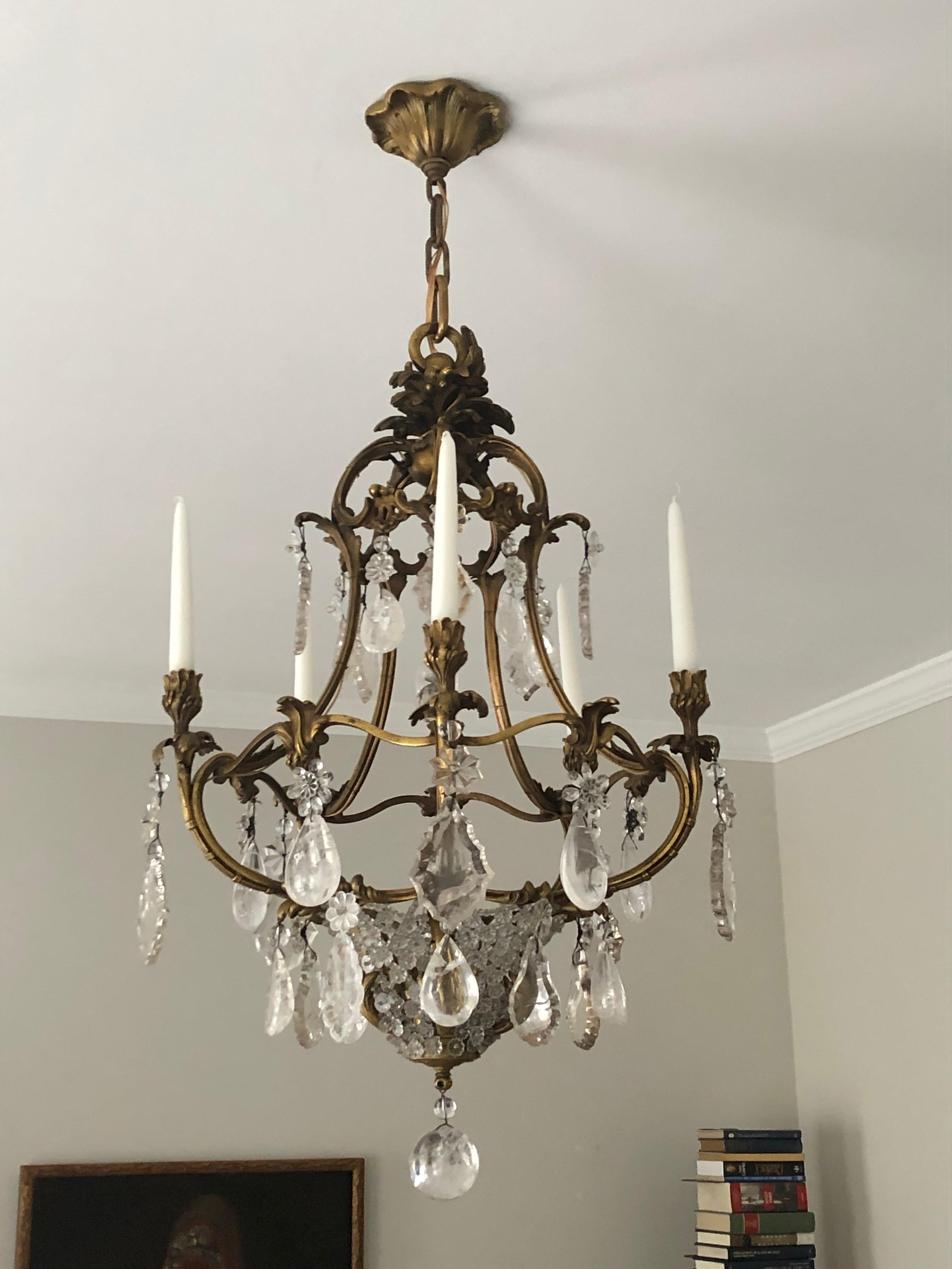 Francese Lampadario Belle Epoque in vendita