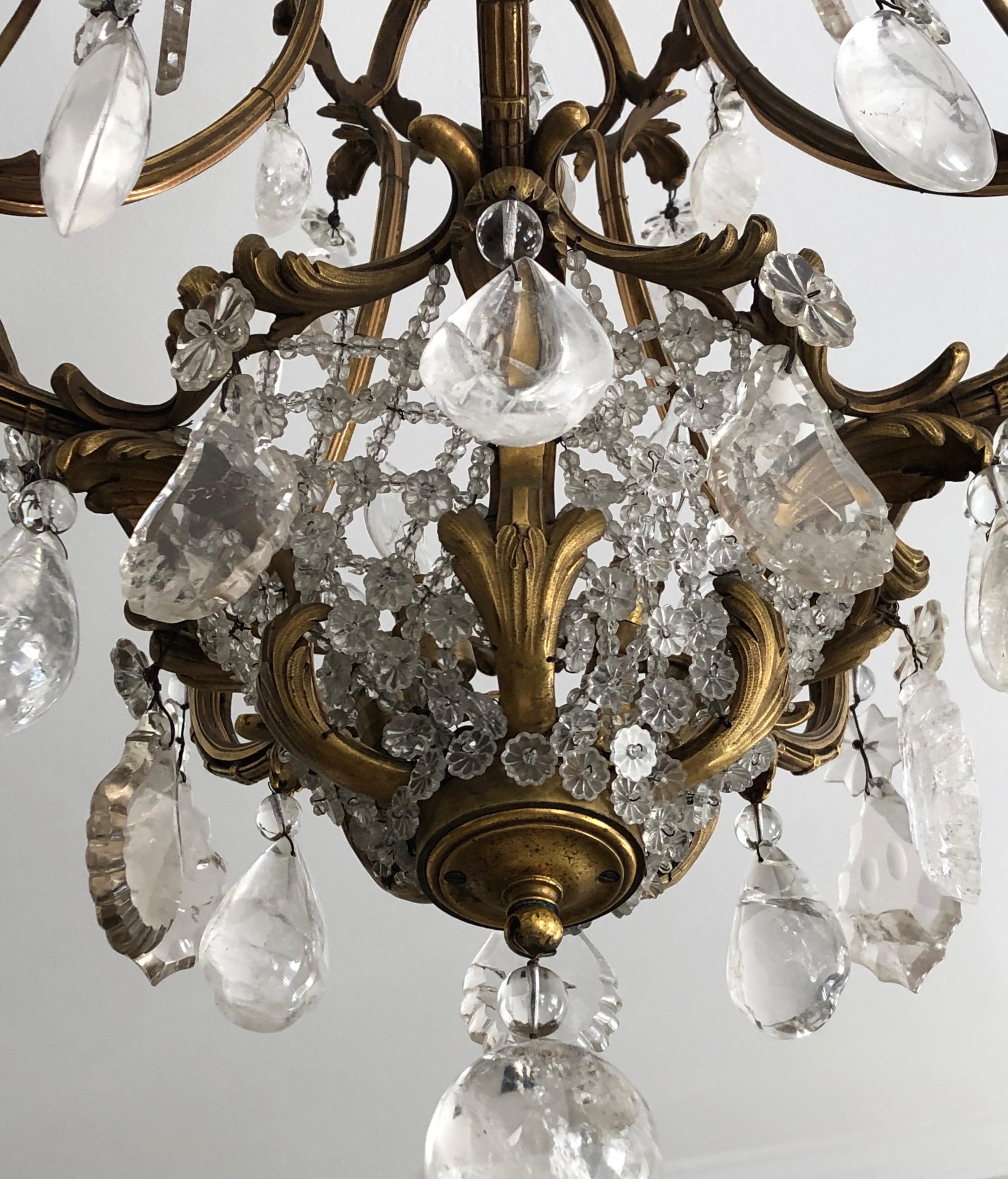 Belle Epoque Chandelier In Good Condition For Sale In New York, NY
