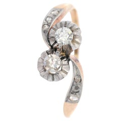 Belle Époque Diamond 14K Yellow Gold Toi Et Moi Ring