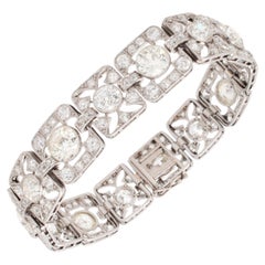 Belle Epoque Diamond Bracelet, 1910s