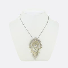 Belle Époque Diamond Drop Necklace