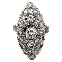 Belle Epoque Diamond Gold Shuttle Ring