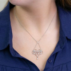 Belle Epoque Diamond & Pearl Necklet Circa 1910