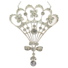 Belle Epoque Diamond Pendant Most Probably Austrian Hungarian