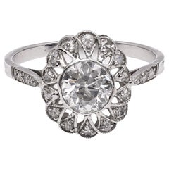 Belle Époque Diamond Platinum Ring