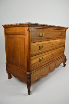 Belle Époque Eclecticism Art Nouveau / Rococo Commode or Chest of Drawers, 1910s
