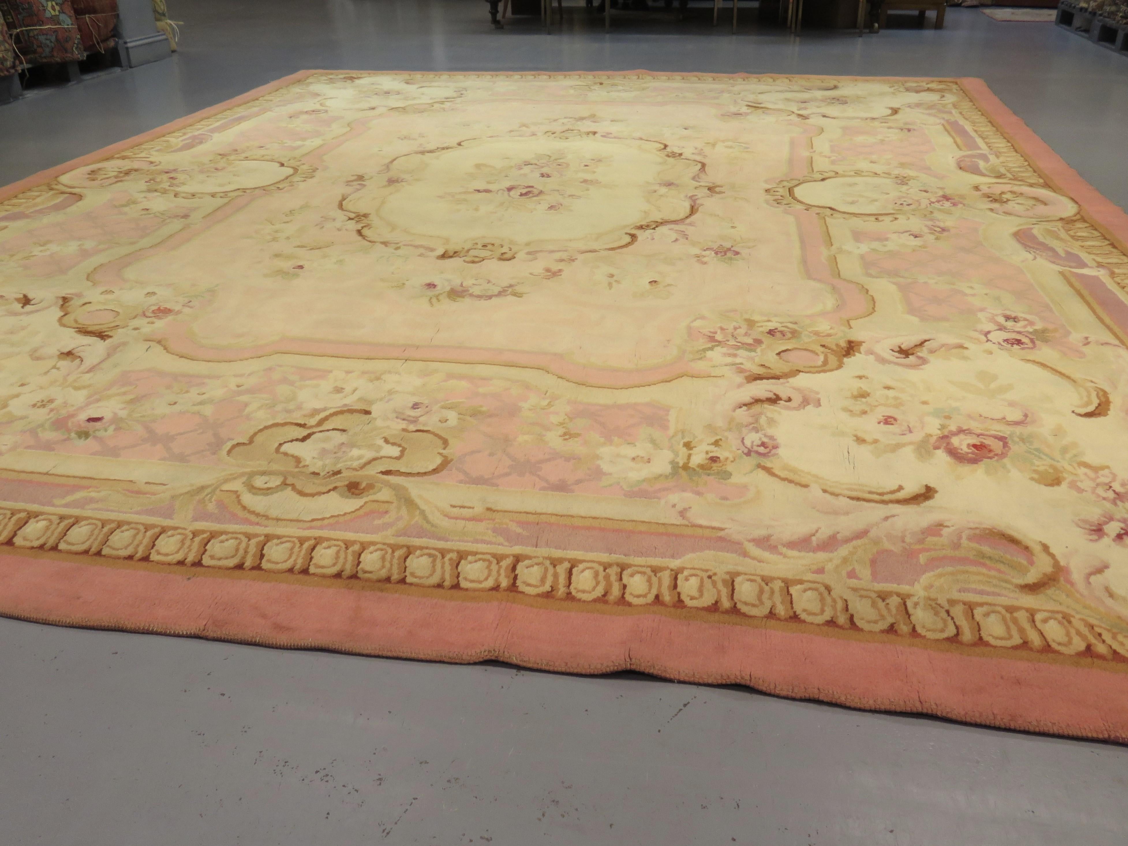 French Belle Epoque Era Savonnerie Carpet For Sale