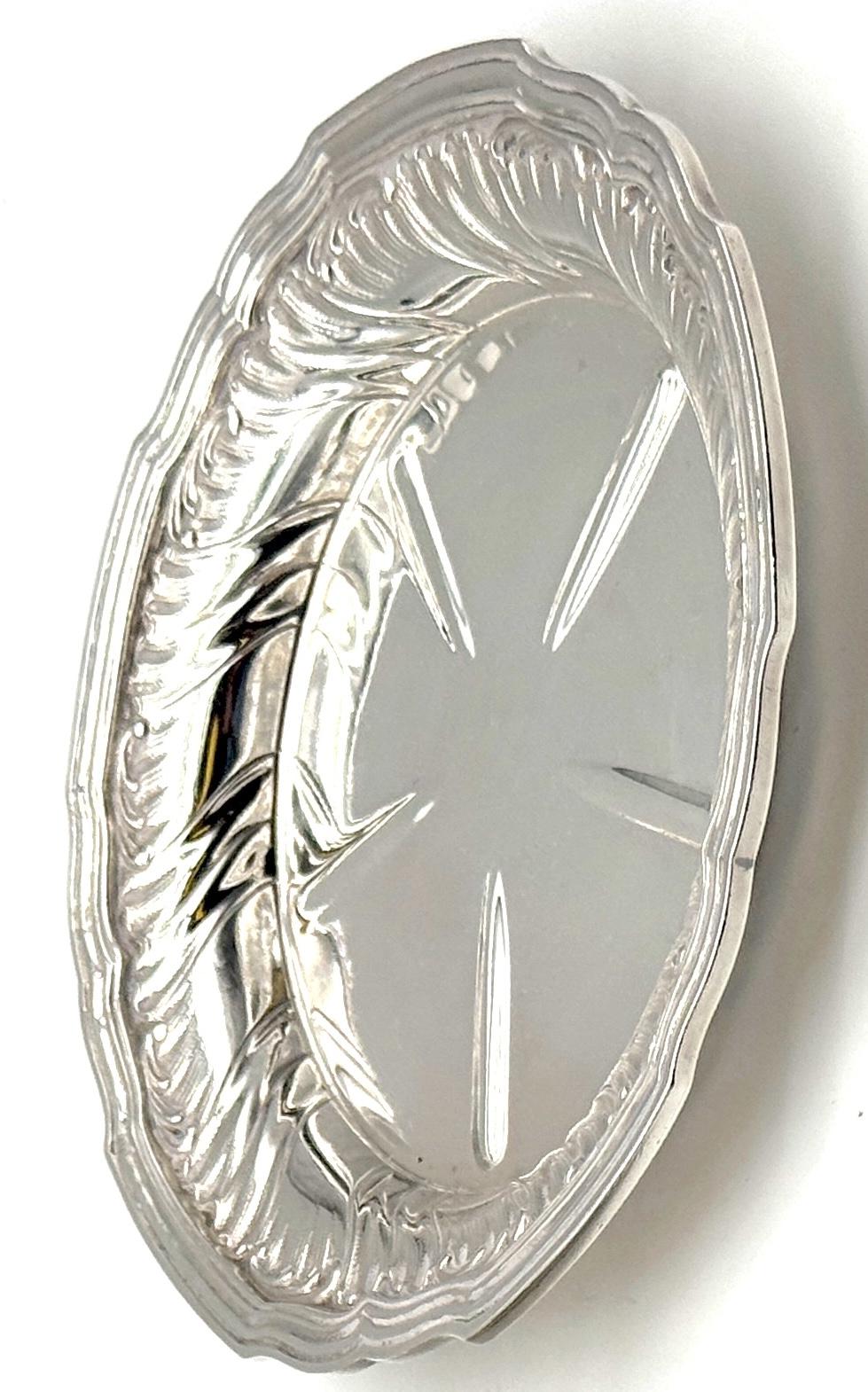 Sottobicchieri da vino in argento .950 francese Belle Époque, L. Lapar, Orfèvre Paris, C.C. 1880 In condizioni buone in vendita a West Palm Beach, FL