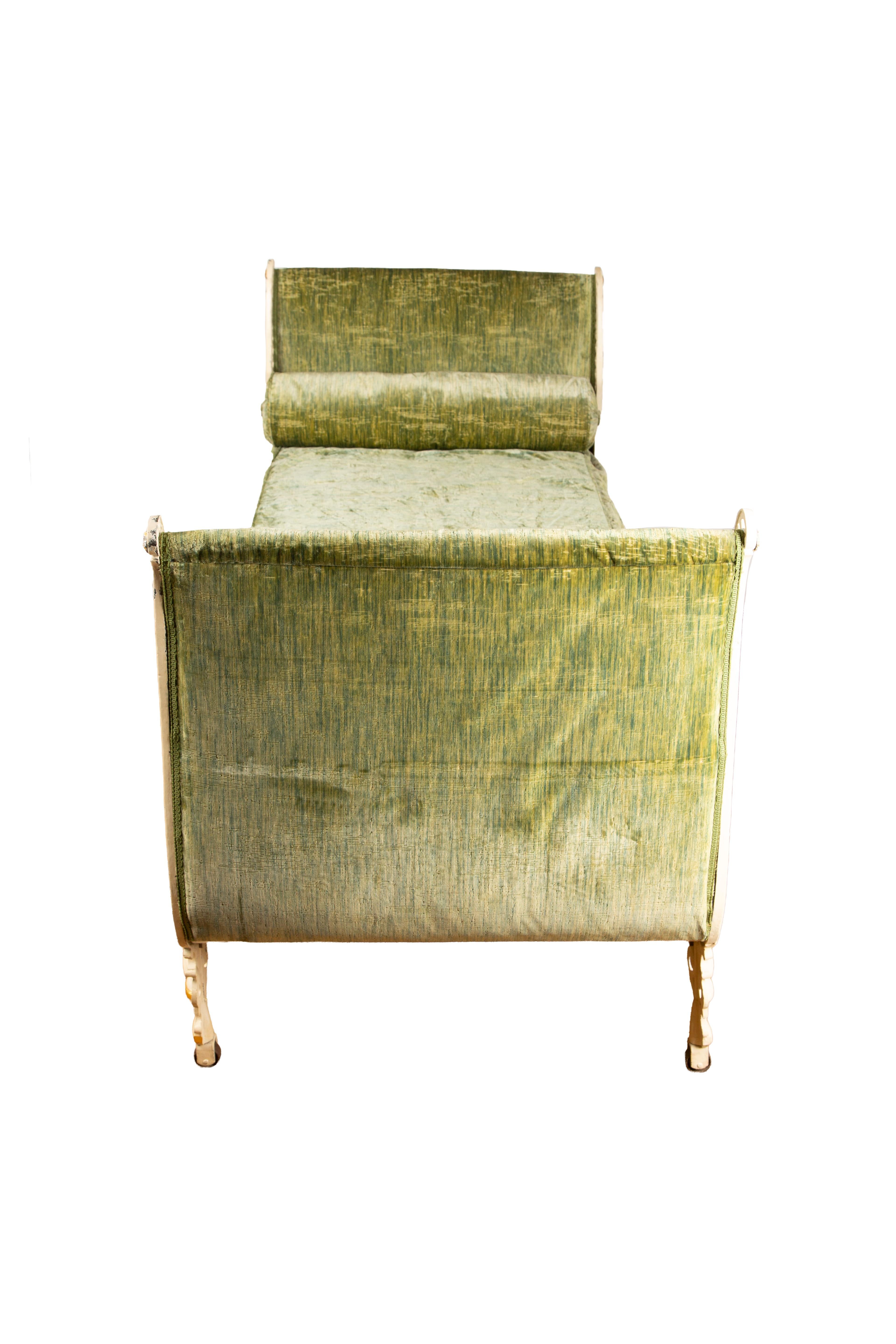 Belle Époque French Gilded Iron Daybed, 19th Century For Sale 4