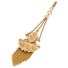 Belle Epoque Fringe necklace in yellow and rose gold