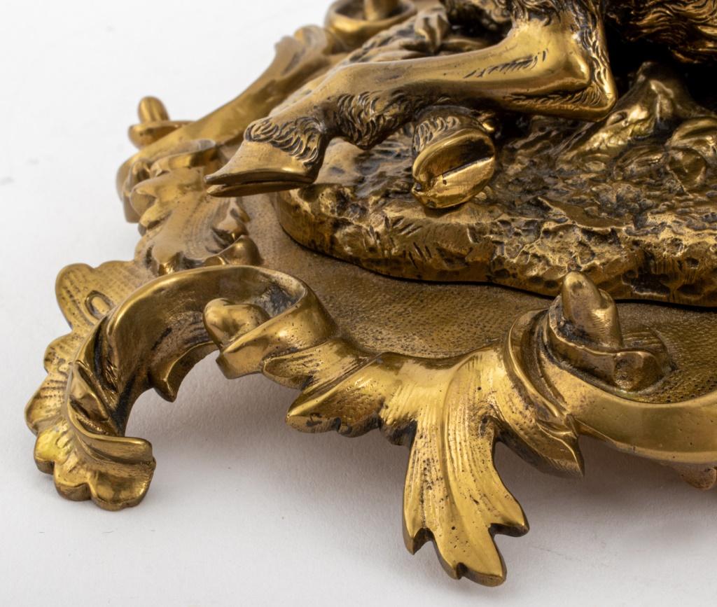 Escultura Grupo Figural de Bronce Dorado Belle Epoque en Bueno estado para la venta en Astoria, NY