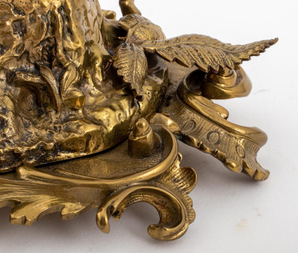 Escultura Grupo Figural de Bronce Dorado Belle Epoque siglo XX en venta