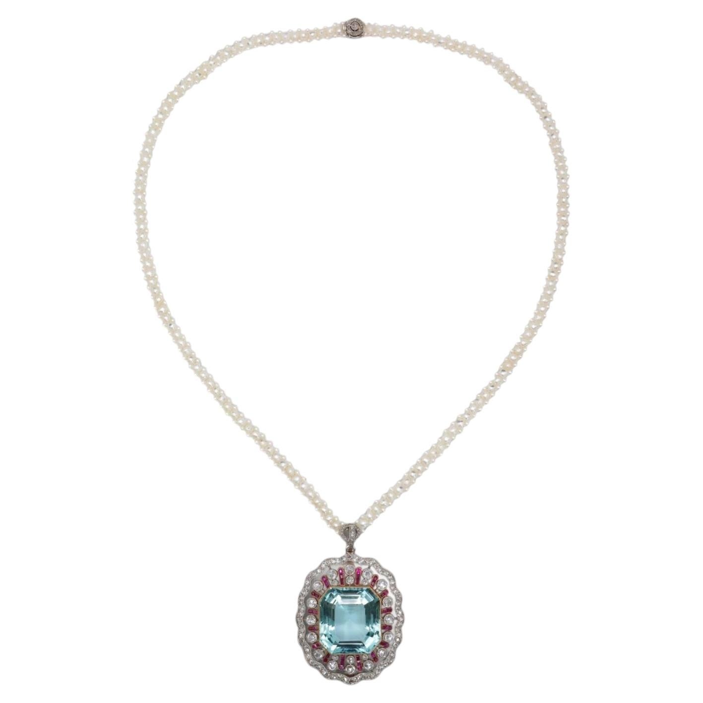 Collana con ciondolo “Belle Époque” della Granduchessa Alexandra di Meclemburgo-Schwerin in vendita
