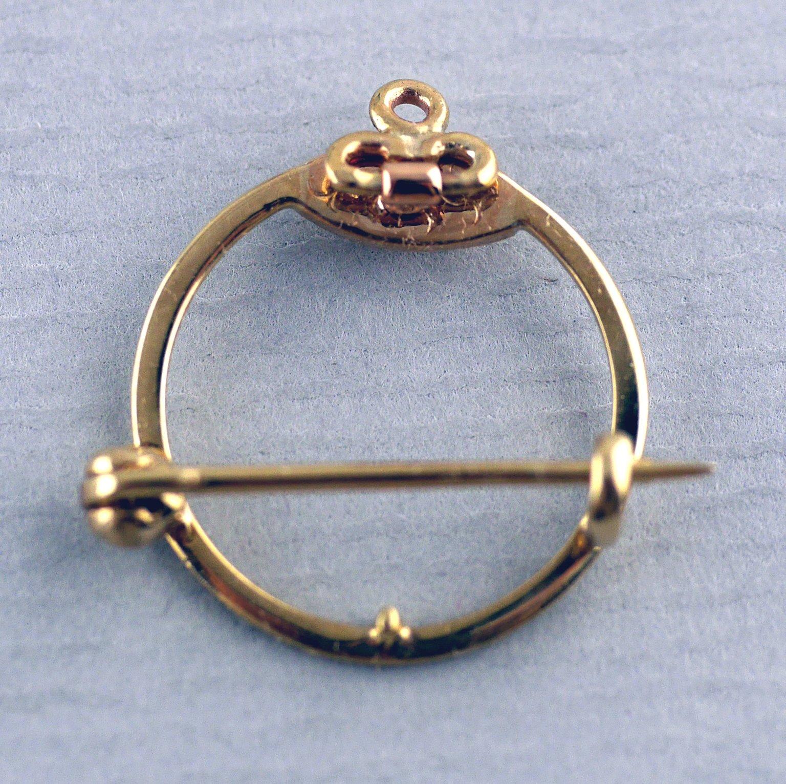 Belle Époque Guilloche Enamel Diamond Pearl Pendant or Brooch 1