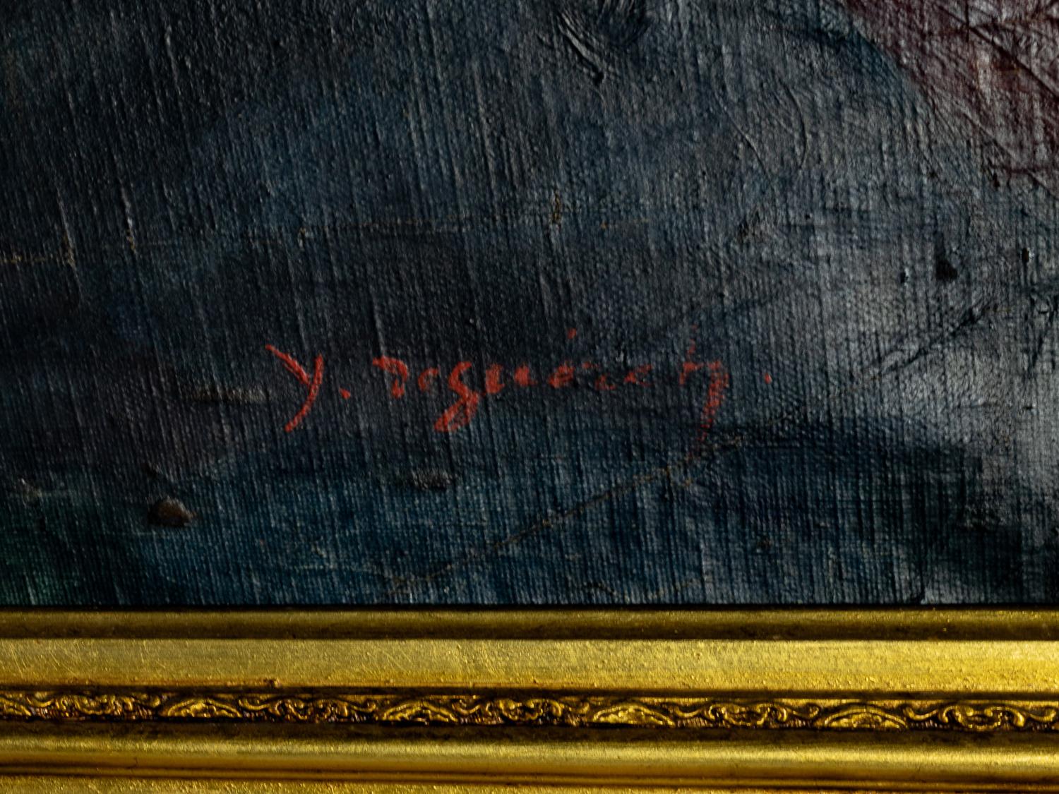 Belle Époque Belle Epoque Impressionist Woman Painting, 19th Century For Sale
