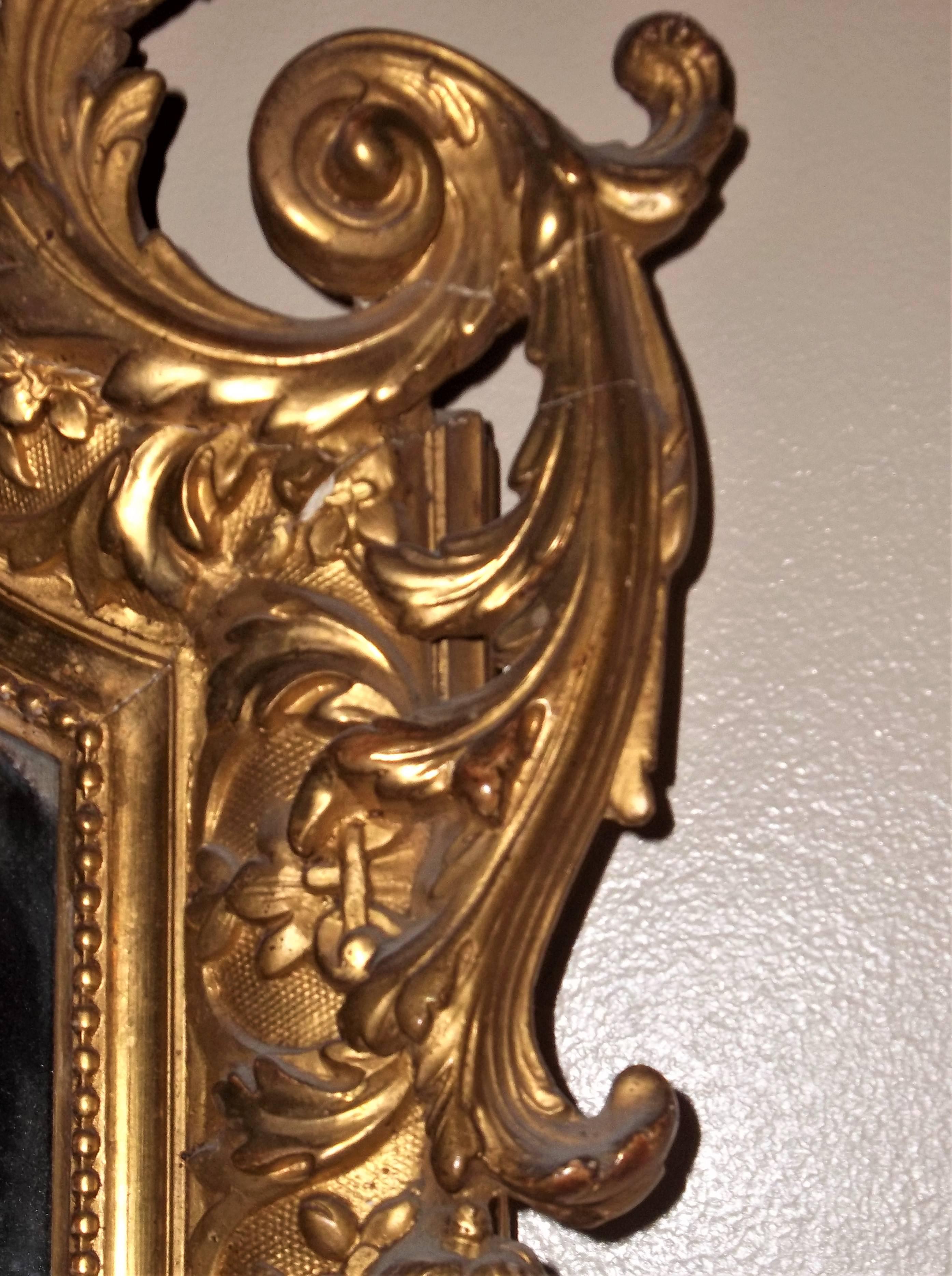 Belle Epoque Louis XVI Style Gilt Mirror 2