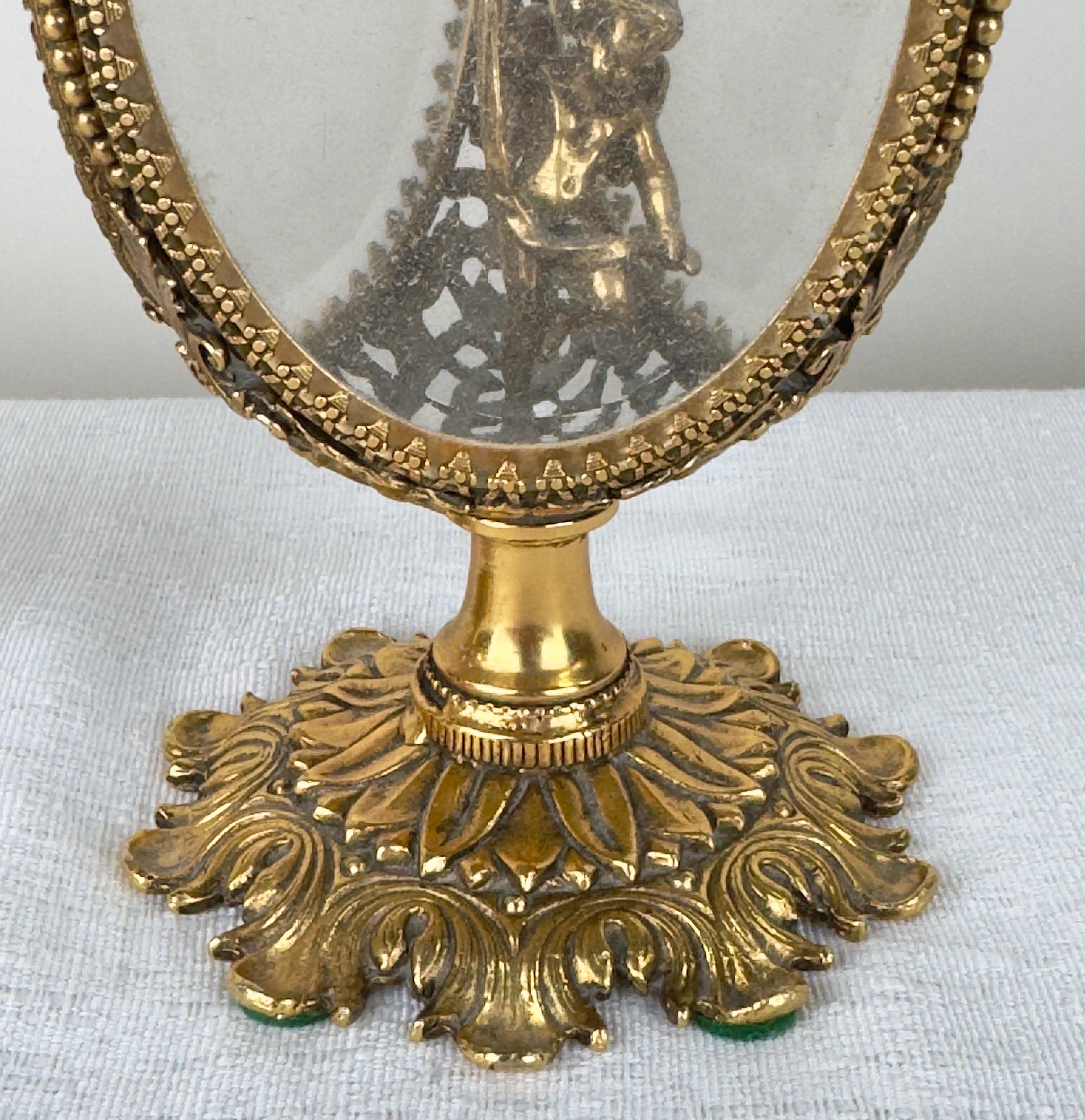 Bouteilles de parfum et boîte à bijoux en filigrane ornée de bronze doré Belle Époque, ensemble de 3 pièces en vente 5