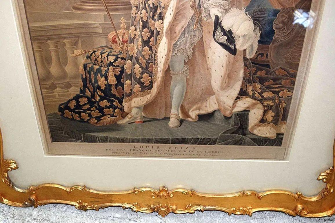 Ritratti della Belle Époque di Louis XVI e Marie Antoinette di Jean-Gothard Muller. In condizioni buone in vendita a Los Angeles, CA
