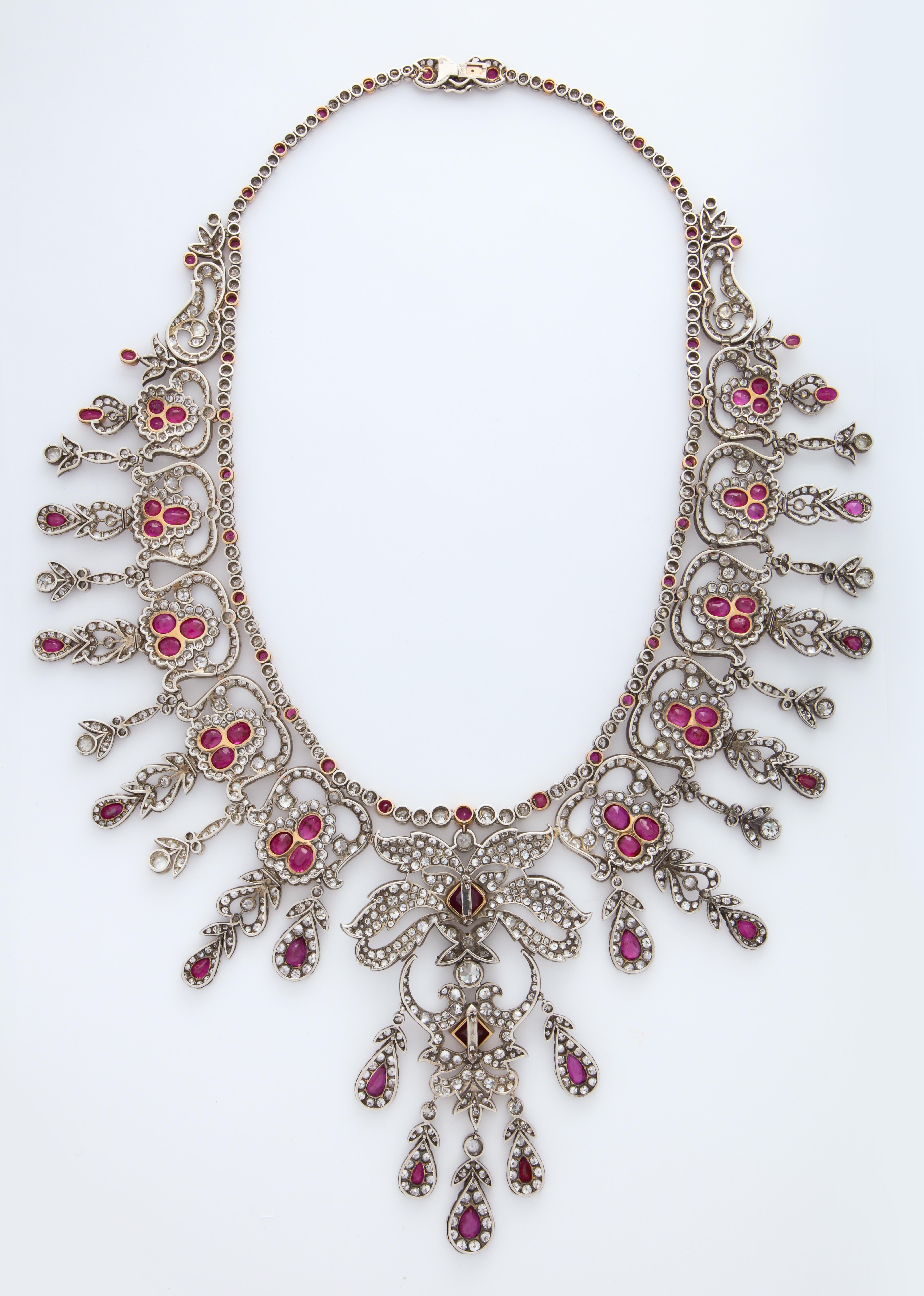 Belle Époque Belle Epoque Ruby and Diamond Necklace