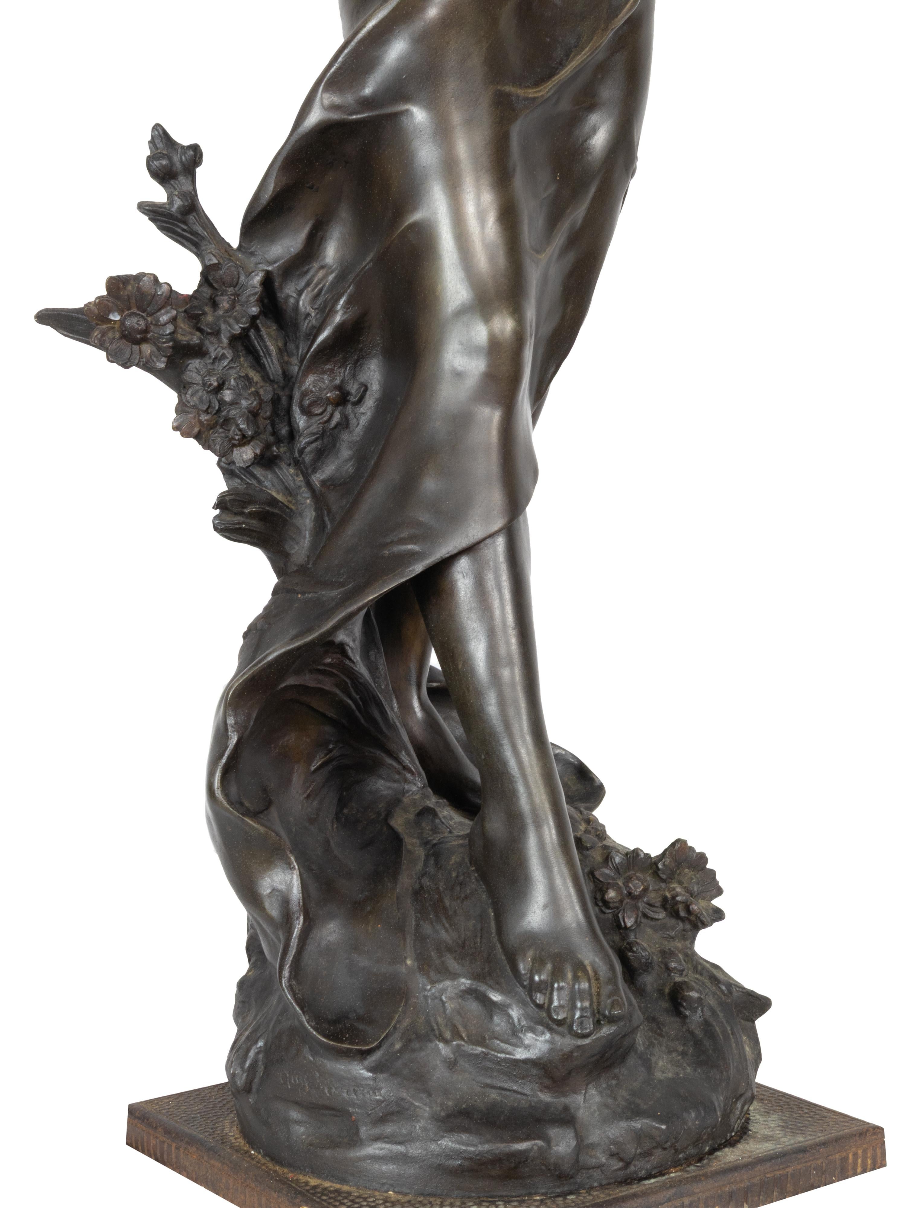 Scultura Belle Époque, Regina dei campi, XIX secolo in vendita 3