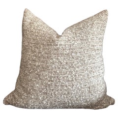 Belle Linen and Wool Blend Pillow with Down Insert