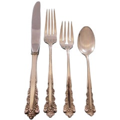 Belle Meade by Lunt Sterling Silver Flatware Set for 8 Service 32 Pieces