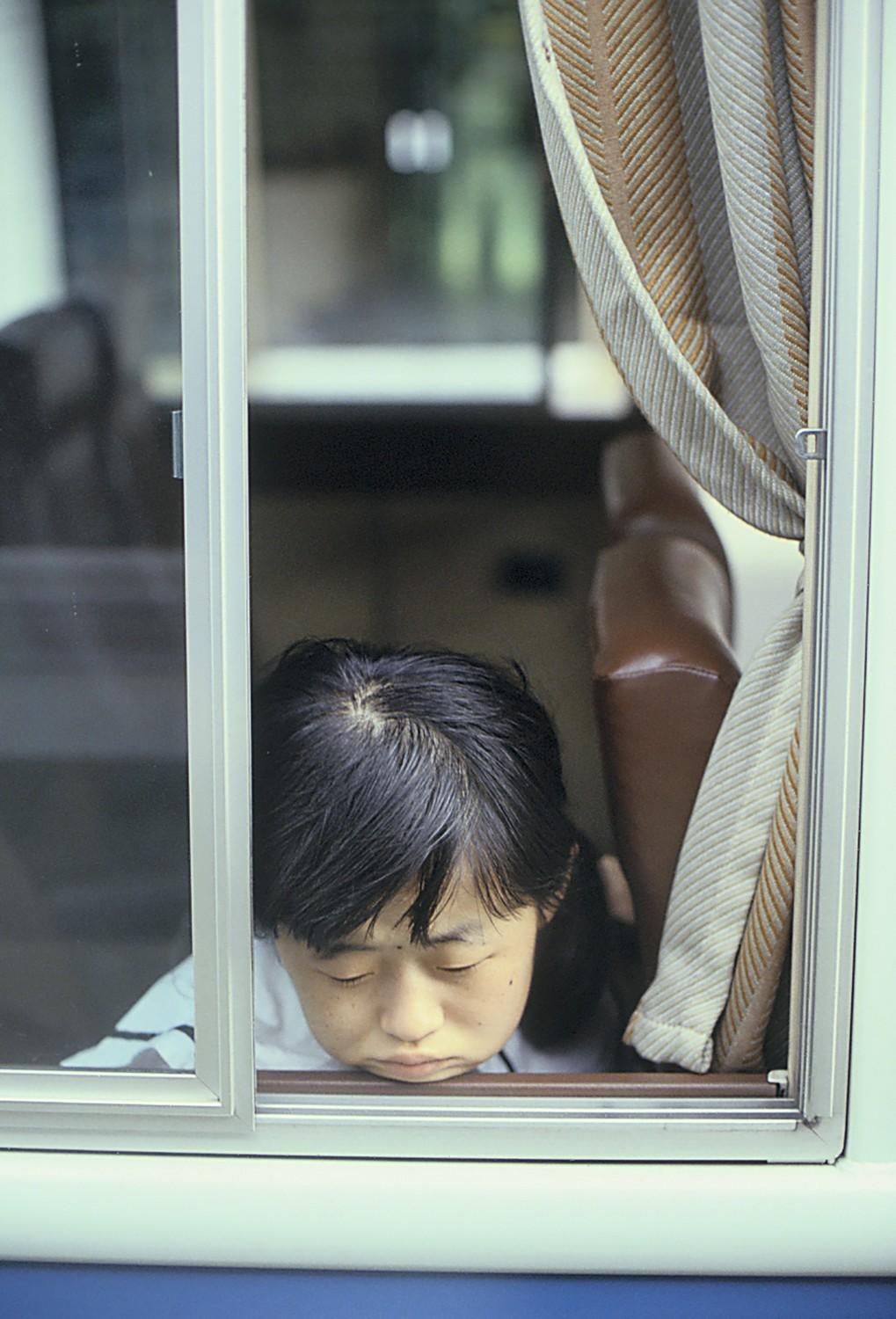 Bellec Portrait Photograph - Japanese girl in Tokyo's train