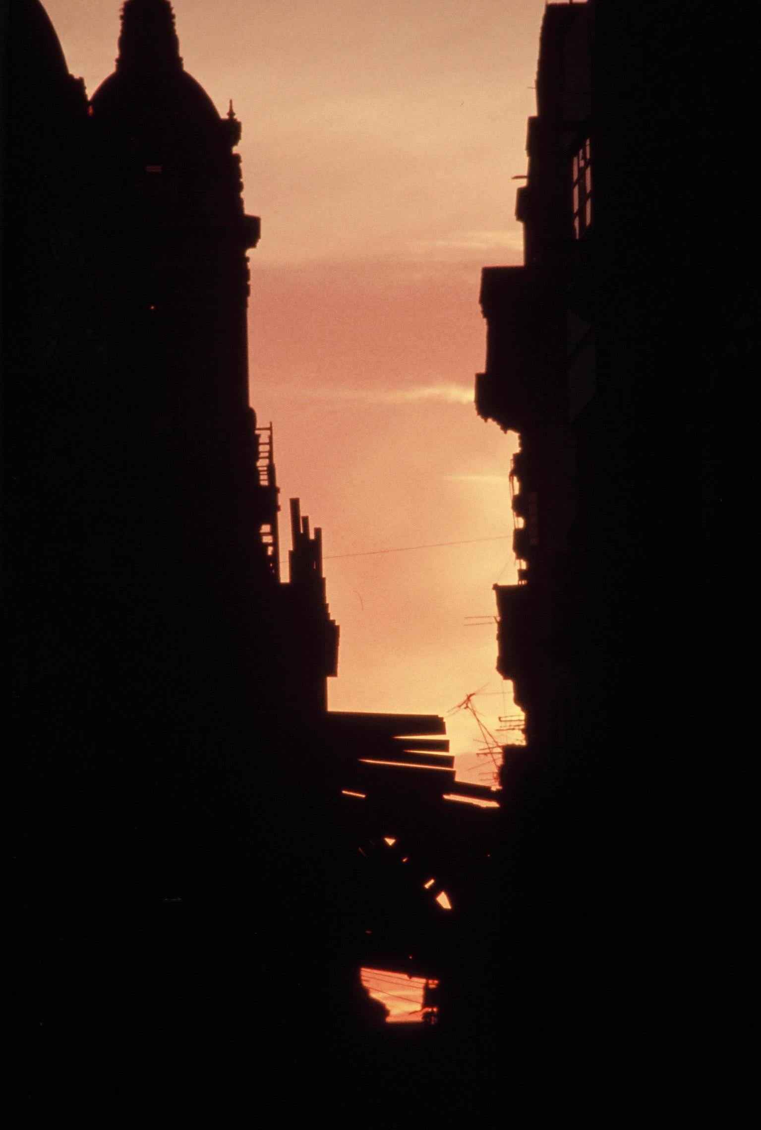 triptych Anaranjados - Black Color Photograph by Bellec