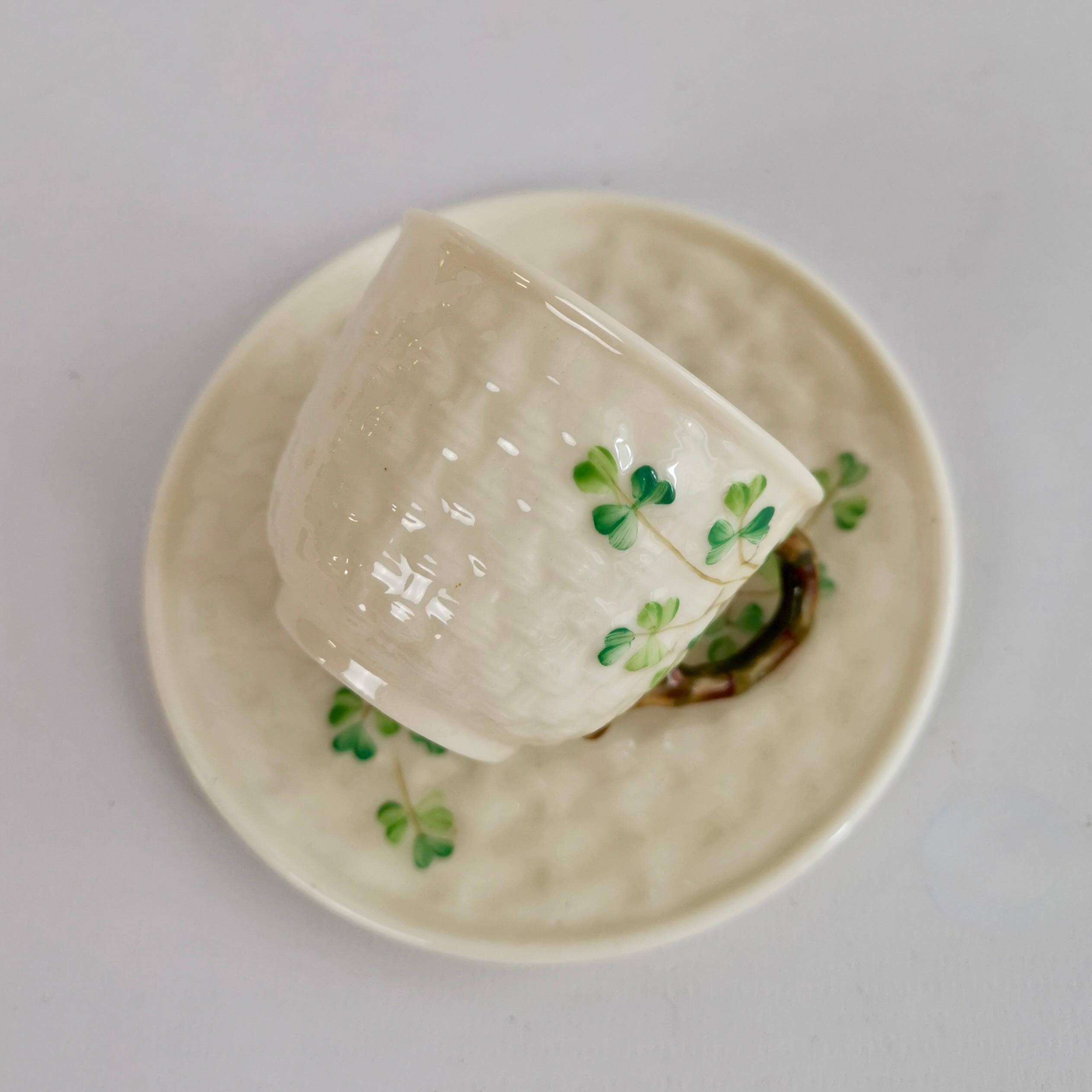 belleek cup and saucer