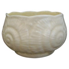 Antique Belleek - 'Neptune' - Ceramic Sugar Bowl - Ireland - circa 1965-1980