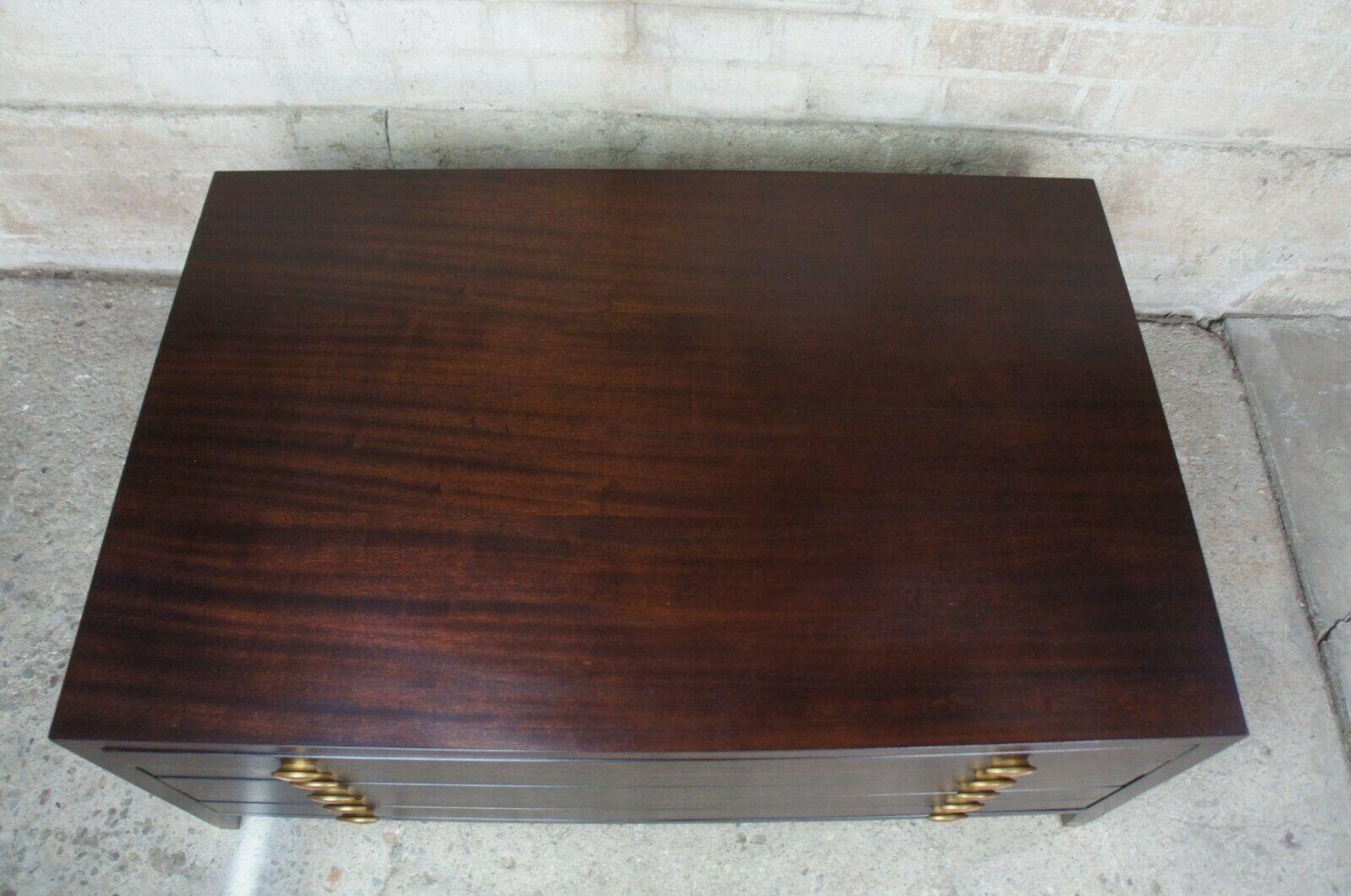 20th Century Bellemeade Signature Blake Map Coffee Table Mahogany Apothecary Storage Cabinet