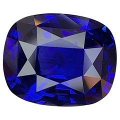 Bellerophon Certified Vivid Blue Sapphire: Faceted Gemstone