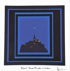 LUMIERE AU MONT SAINT MICHEL  Study for Celestial Light over Mont Saint MicheL