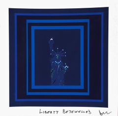 LIBERTY BEJEWELED, Study for 12 Celestial Lights over Liberty