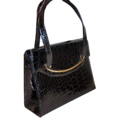 Bellesto Krokodilhandtasche, ca. 1960er Jahre