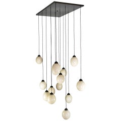 "Belleville" Ostrich Egg Chandelier by Bourgeois Boheme Atelier