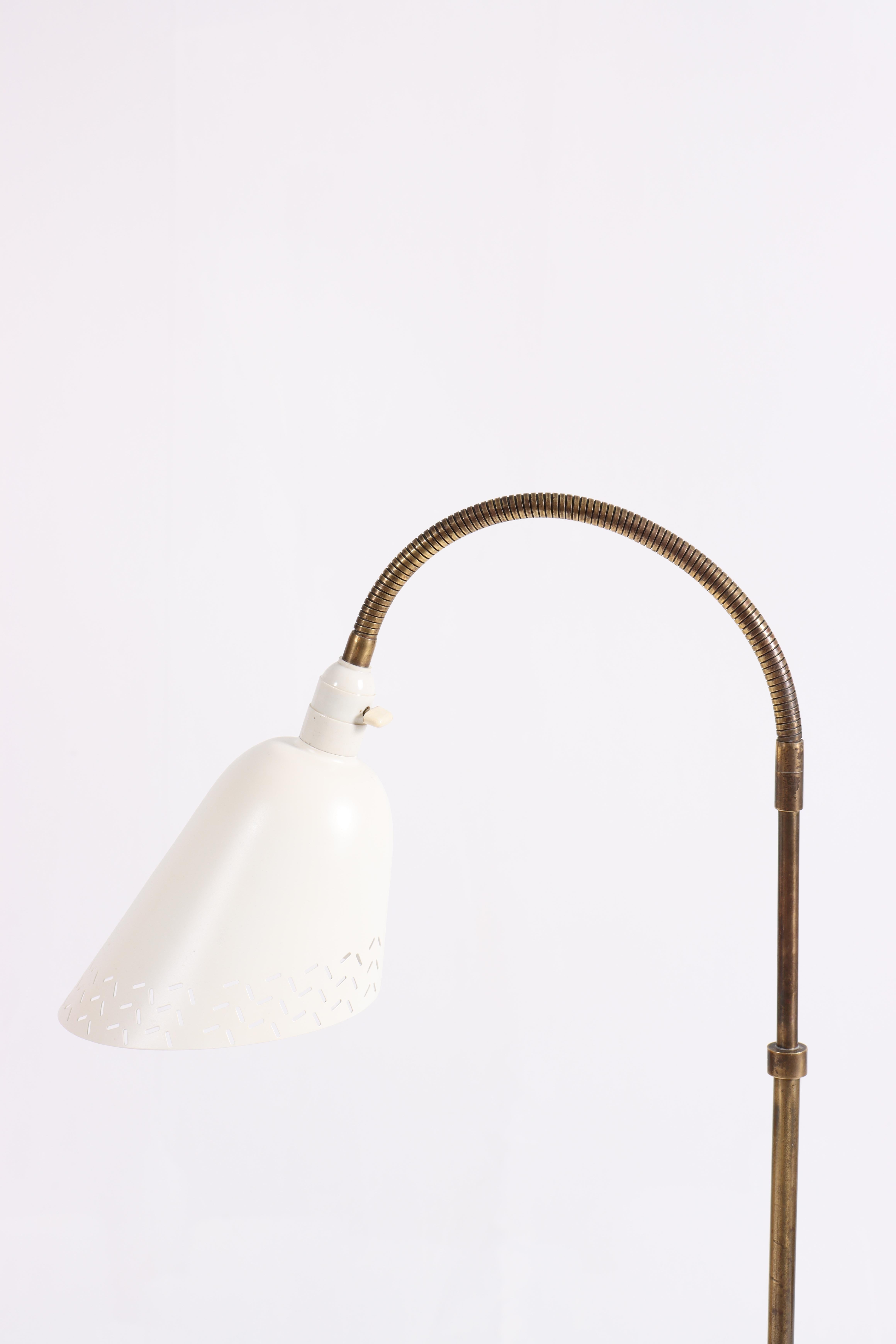 Danish Bellevue Floor Lamp by Arne Jacobsen, Scandinavian Modern, 1960s For Sale