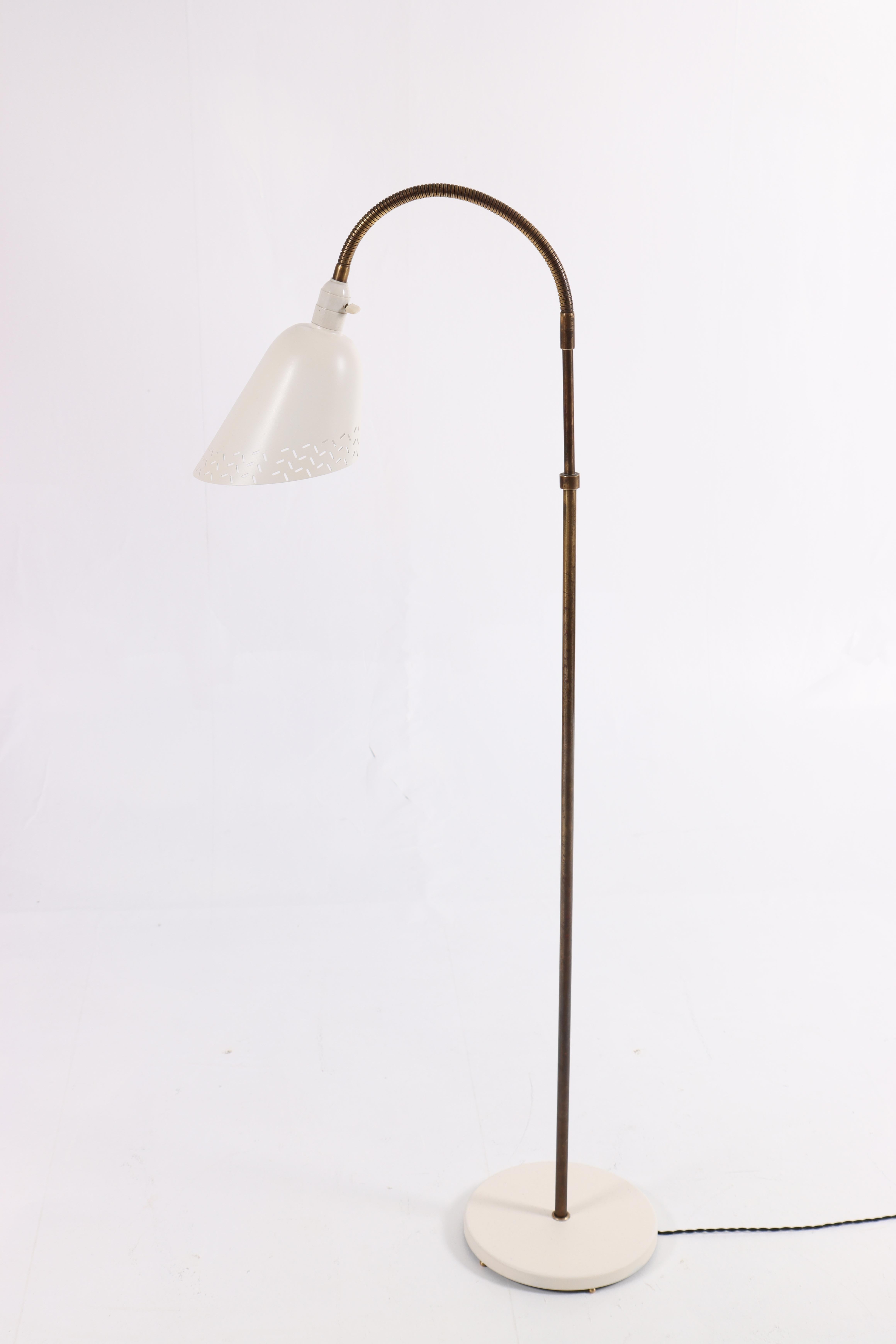 Mid-20th Century Bellevue Floor Lamp by Arne Jacobsen, Scandinavian Modern, 1960s For Sale