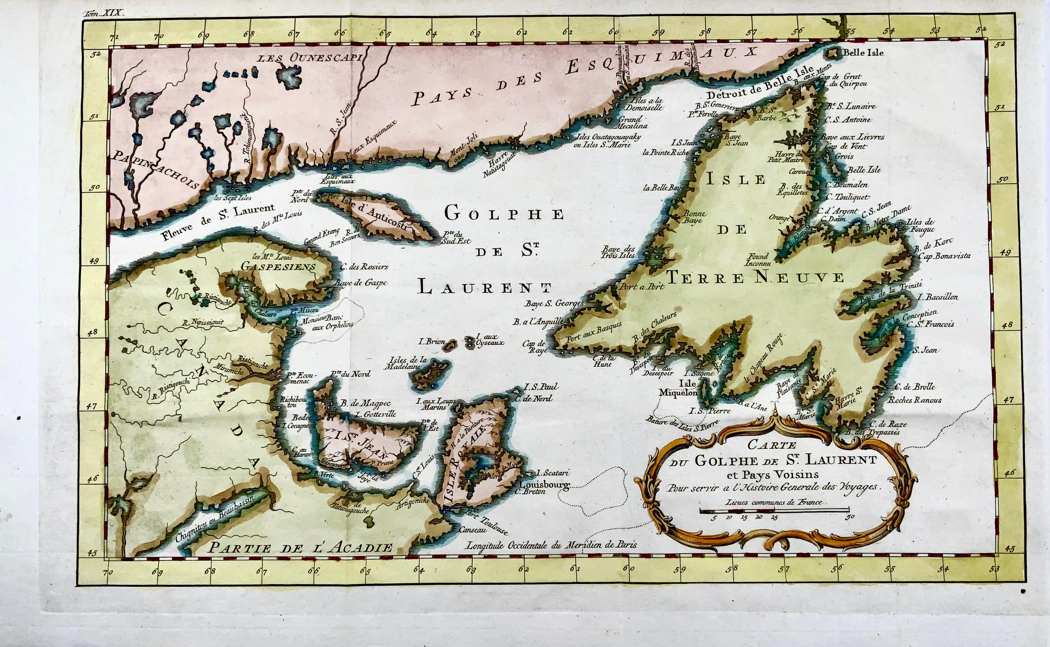 where is the gulf of st lawrence on a map