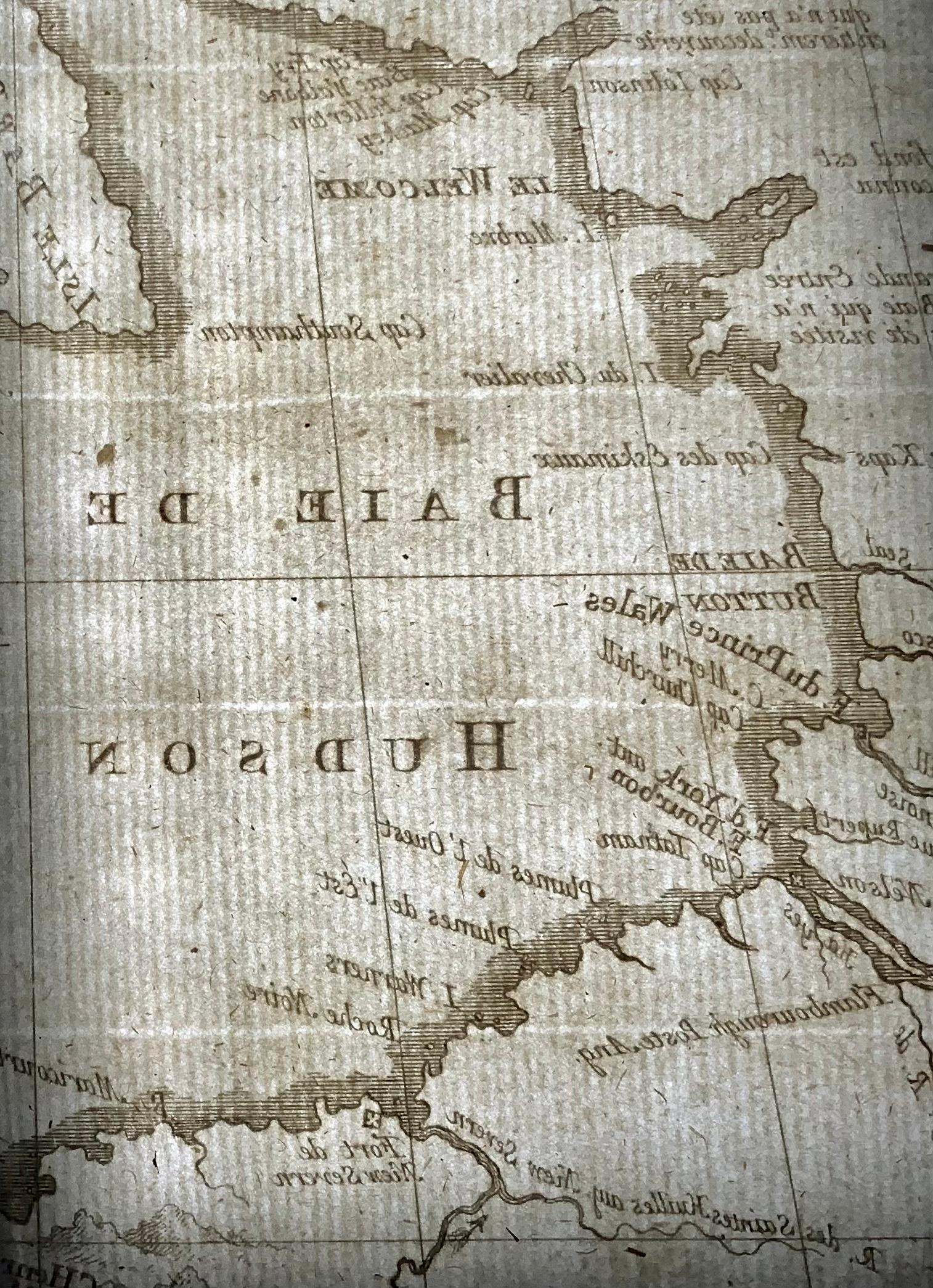 American Bellin, map, Hudson Bay, Canada, James Bay, Labrador For Sale