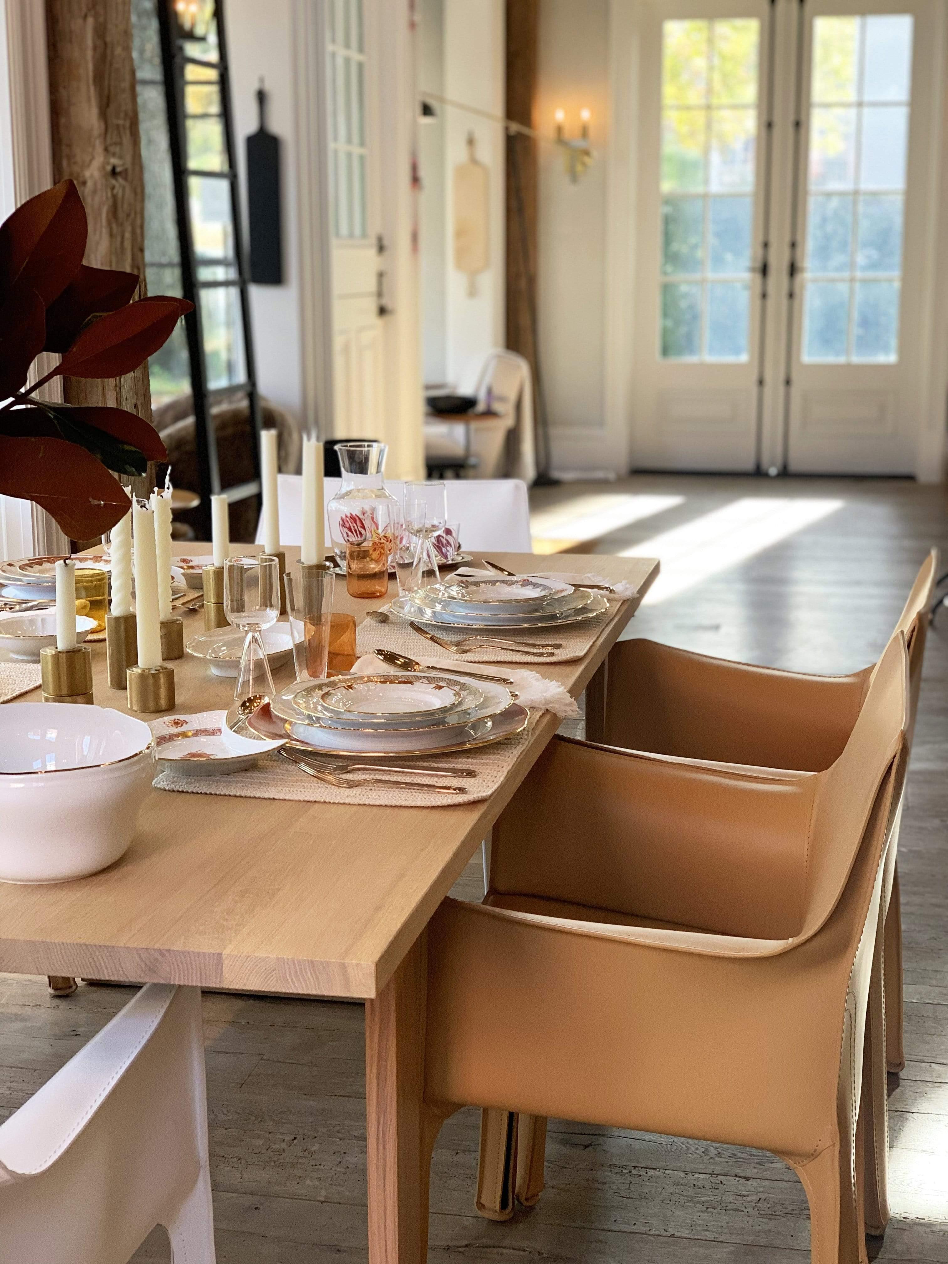 Italiano Sedia Bellini 413 Cab in pelle di Cassina in vendita