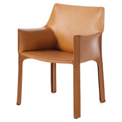 Bellini 413 Cab Chair in Leather by Cassina