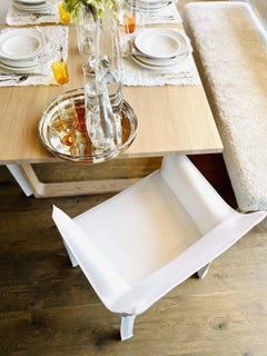 Bellini 413 Cab Chair in White
