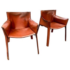 Bellini Cab Style Chairs with Patina
