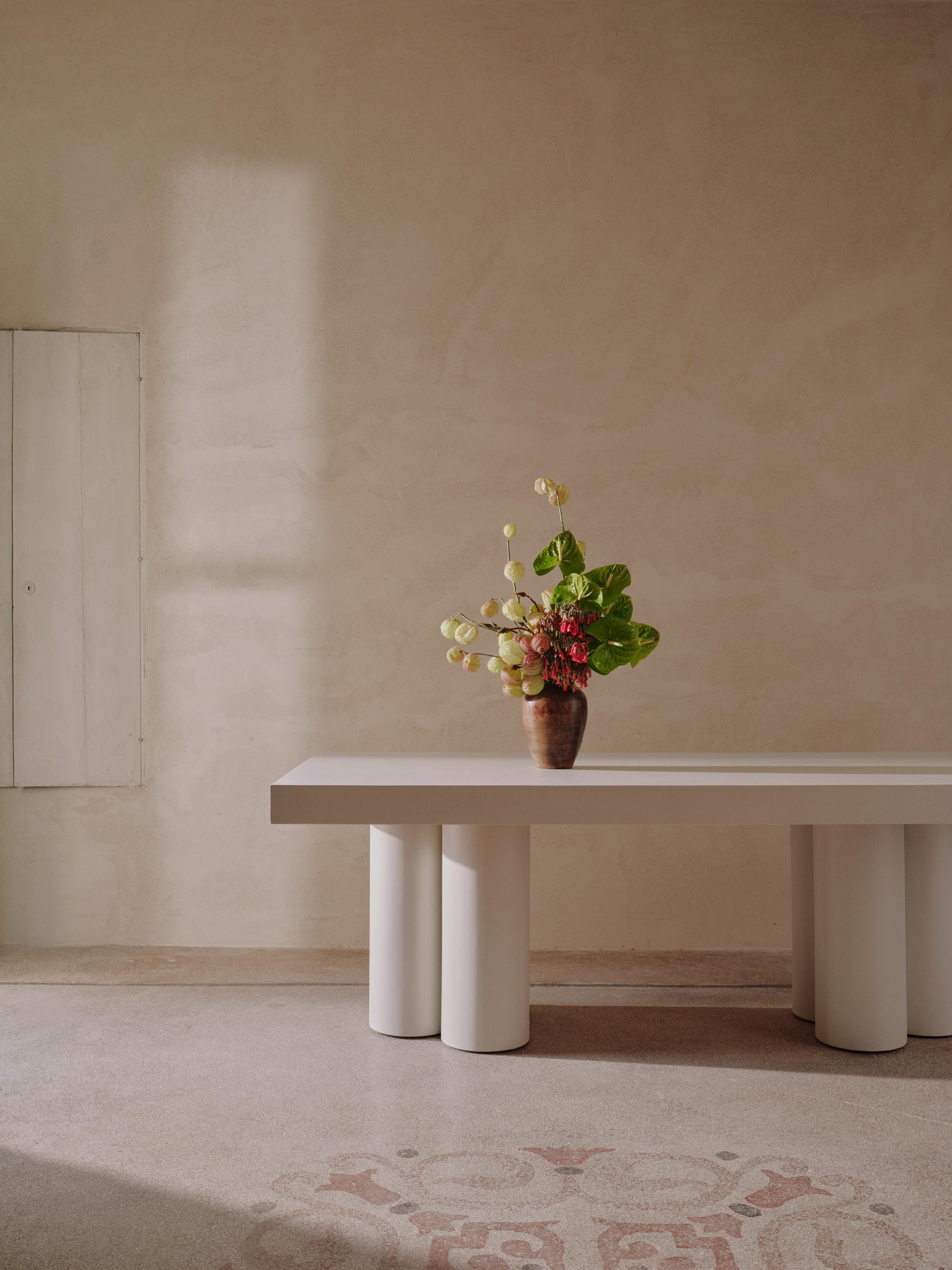 Hand-Crafted Bellini Microcement Dining Table by Marlot Baus For Sale