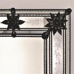 Bellini Murano Glass Mirror in Venetian Style