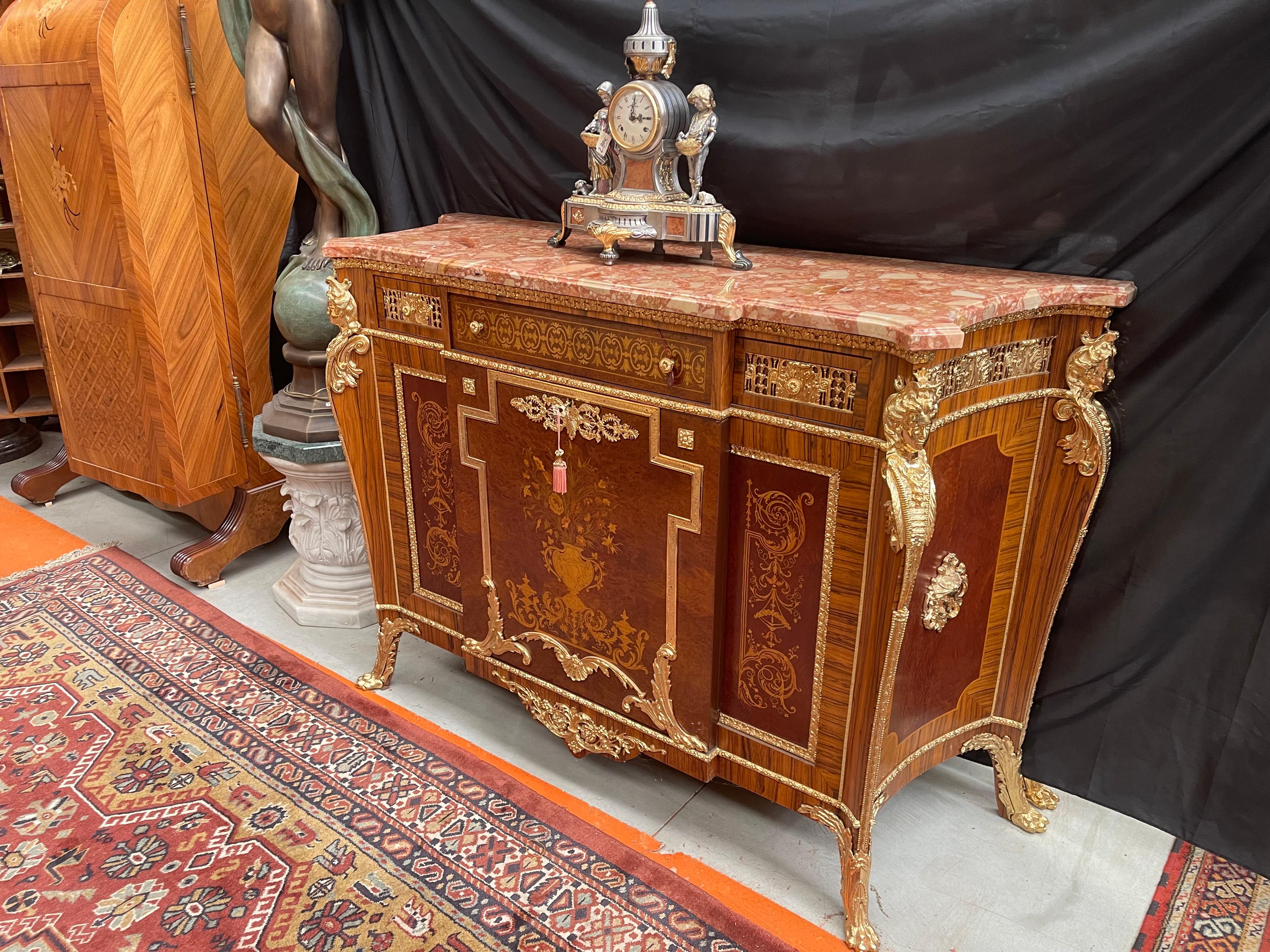 Wood Beautiful French sideboard 1970 For Sale