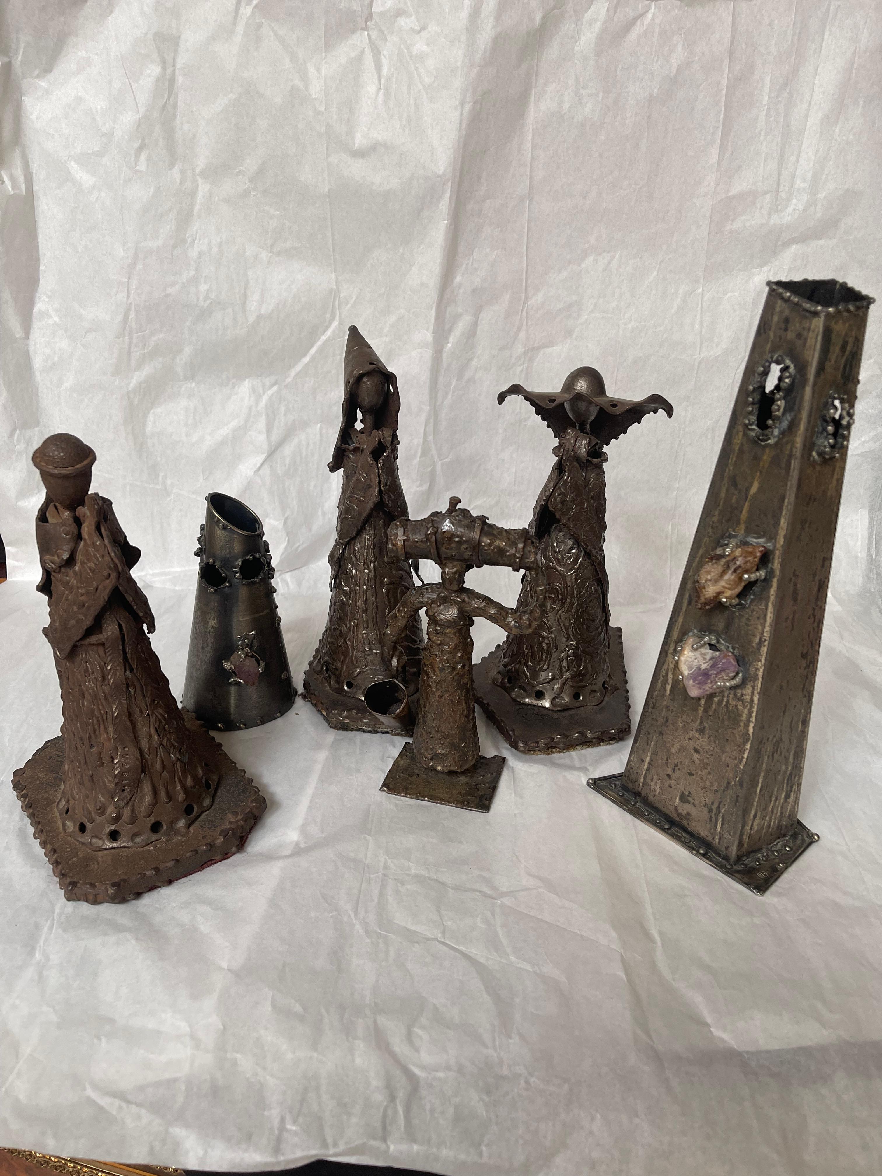 Beautiful sculpture group  style caesar zancanaro For Sale 3