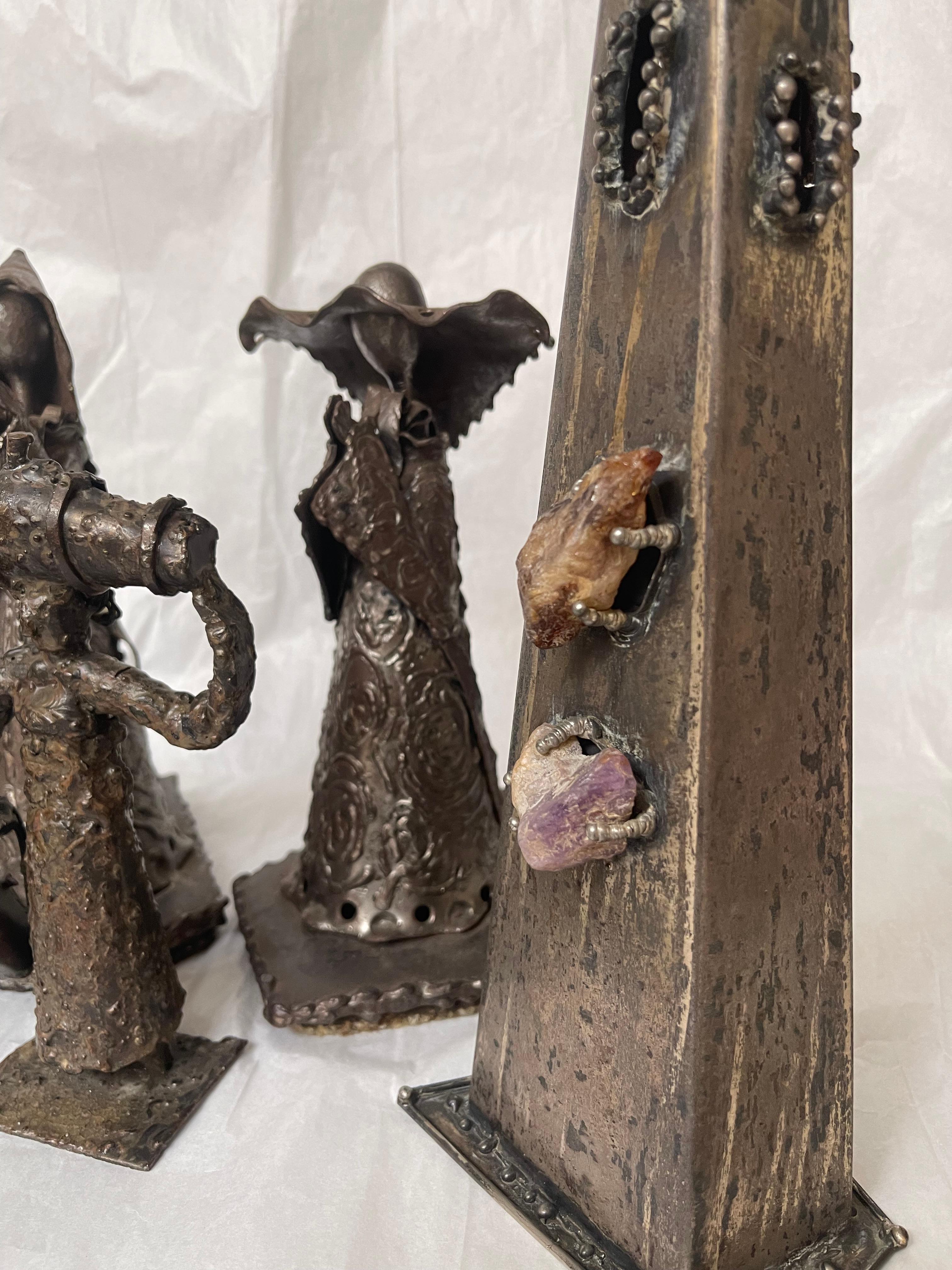 Other Beautiful sculpture group  style caesar zancanaro For Sale