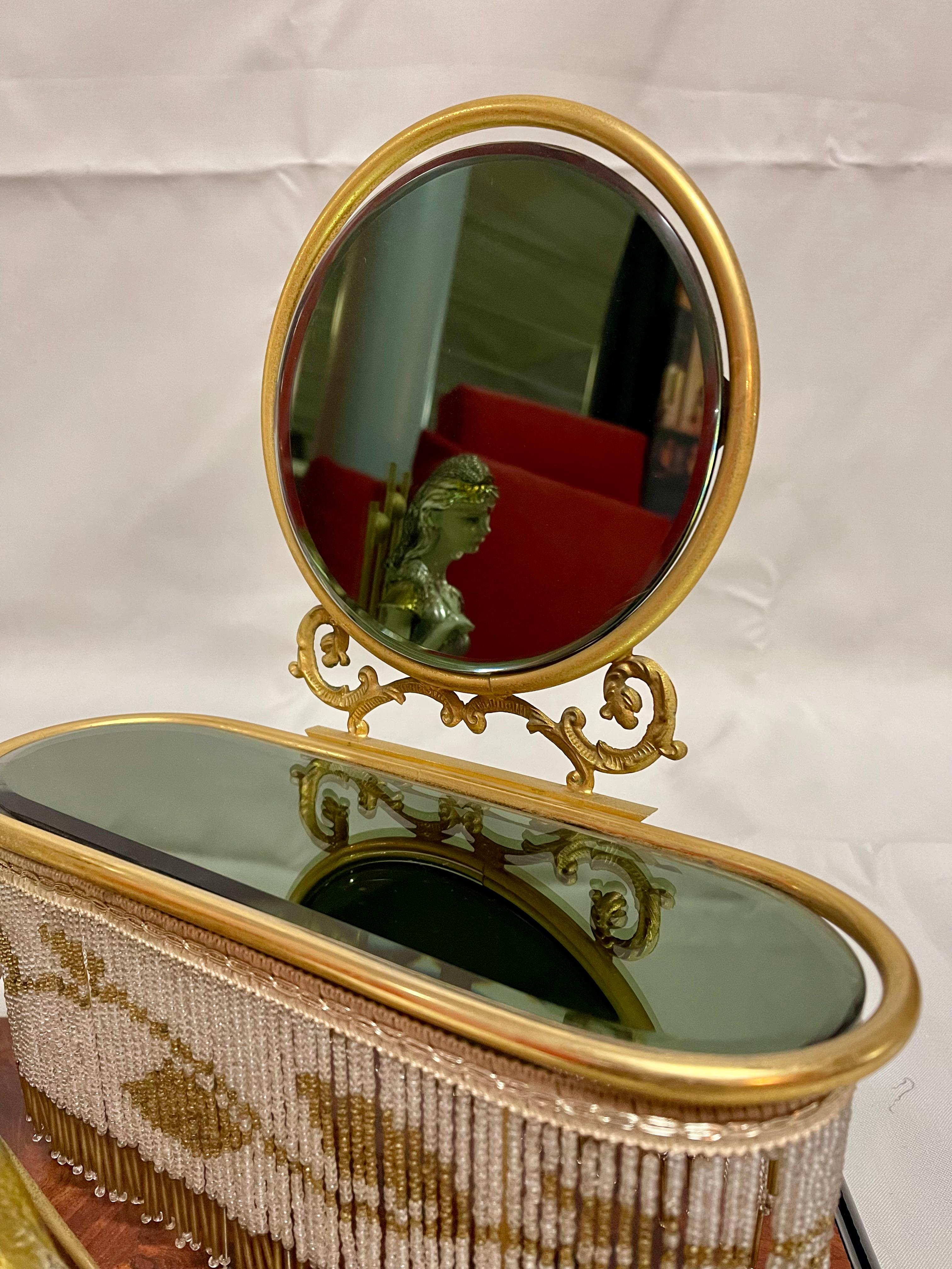 Silver Beautiful Vintage Women's Objects with Mirrors For Sale